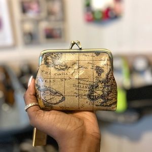 Patricia Nash Borse Coin Purse- European Map